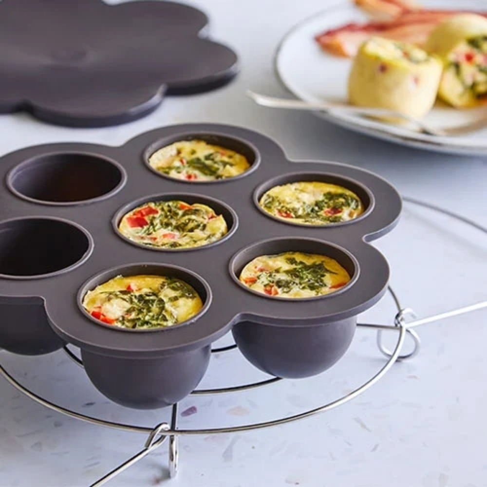 Pampered Chef Silicone Egg Bites Mold New